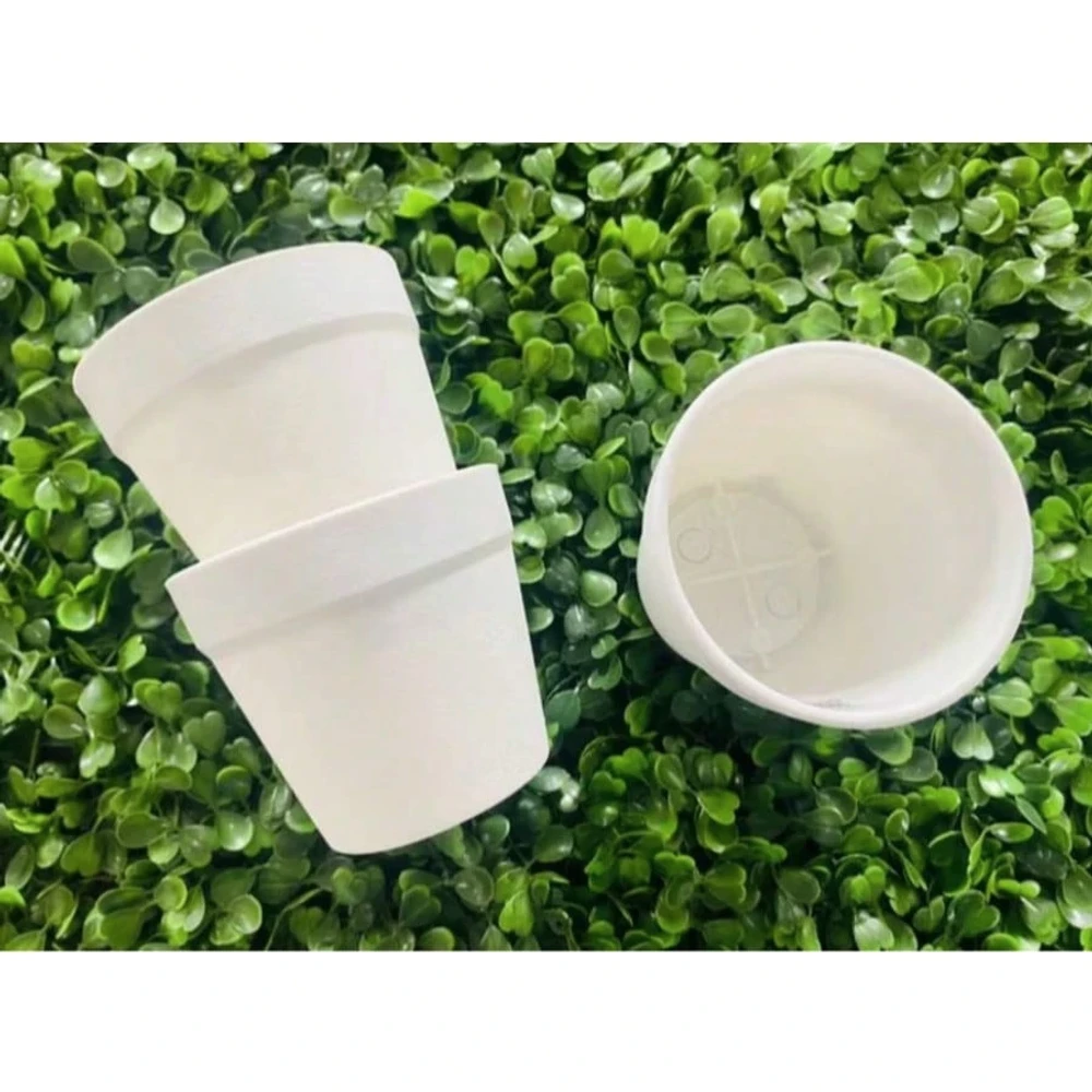 Jogo 3 Vasos Decorativos de Mesa Veltrano Alabastro Clean para Interiores