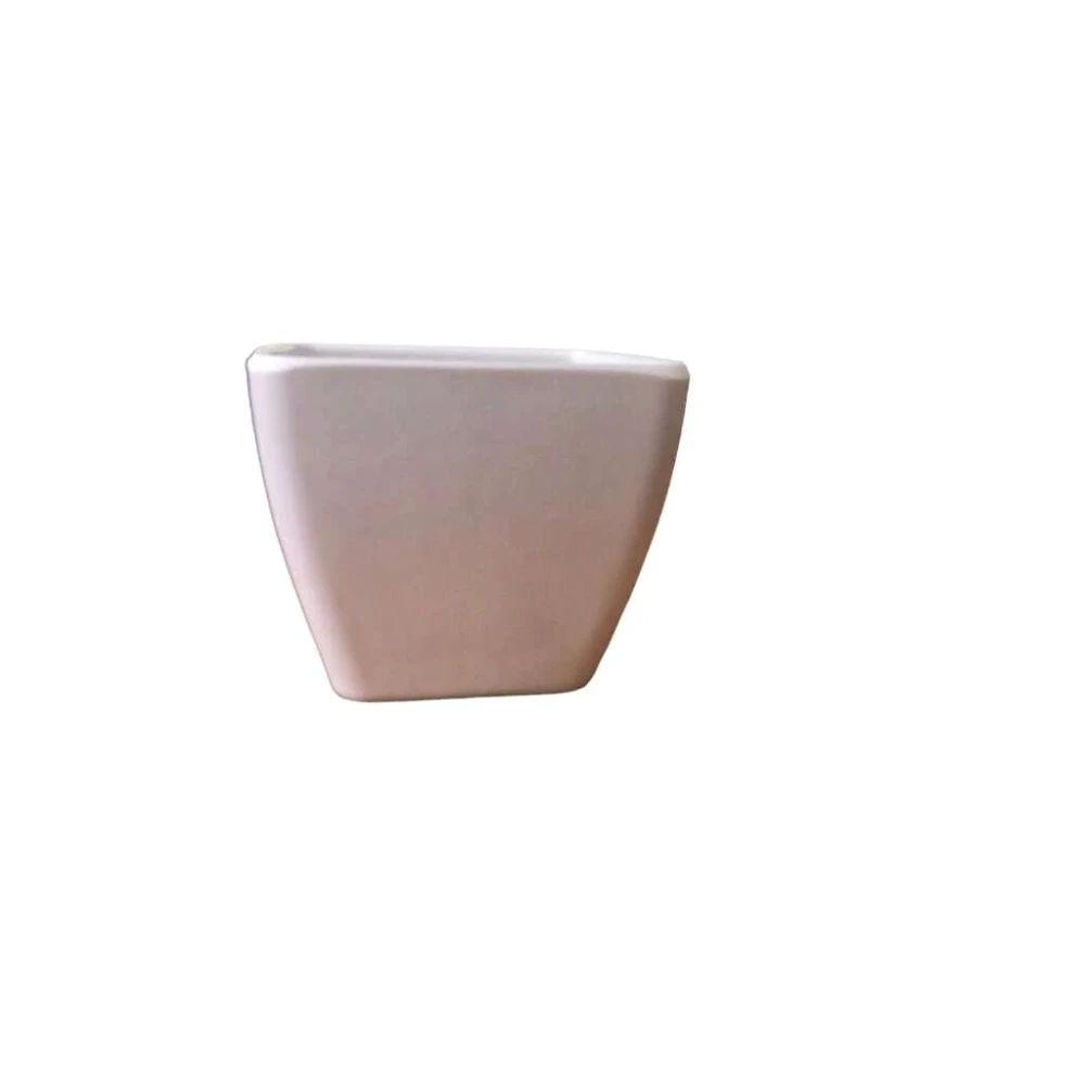 Conjunto Decora 10 Mini Vasos Quadrados Veltrano para Escritório e Prateleira